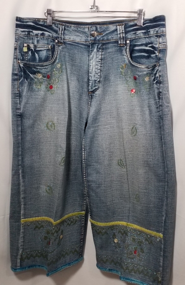 Crest Jeans Wide Leg Capri - Picture 11 of 11